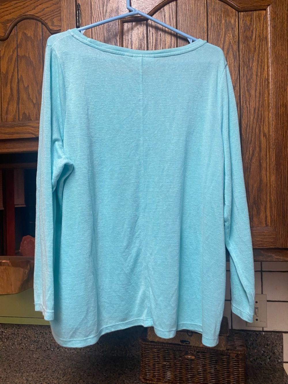 Belle Beach by Kim Gravel  1X Long Sleeve Top - Picture 2 of 4